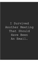 I Survived Another Meeting That Should Have Been An Email.