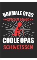 Normale Opas spielen Bingo Coole Opas Schweissen: Tischtennis & Tischtennisspieler Notizbuch 6'x9' Liniert Geschenk für Ping Pong & Schmetterhand