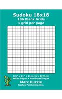 Sudoku 18x18 - 106 Blank Grids