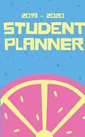 Student Planner 2019 - 2020: Unique weekly student planner with Notes, Project, Design and Password Keeper Pages with motivational quotes on monthly dividers.