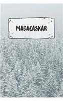 Madagaskar: Liniertes Reisetagebuch Notizbuch oder Reise Notizheft liniert - Reisen Journal für Männer und Frauen mit Linien