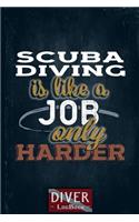 Scuba Diving Log Book Journal