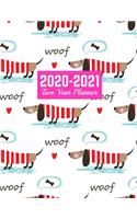 2020-2021 Two Year Planner: Nifty Jan 1, 2020 to Dec 31, 2021 - Weekly & Monthly Planner Calendar and Schedule Organizer - Art Cover 00023188