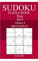 300 Easy Sudoku Puzzle Book 2019