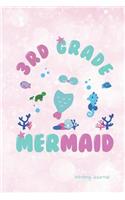 3rd Grade Mermaid Writing Journal: Journal Notebook Planner Dot Grid, 100 Dotted Pages 6 X 9 Journaling Book, Sketching, Taking Notes