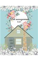 Debt management books: Debit management, income, cost monthly, qualency of credit class and amount you want to return Planner 8.5" x 11"- 120 Pages