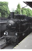 Train Locomotive at Platform in Bratislava Slovakia Journal: 150 page lined notebook/diary
