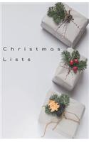 Christmas Lists: 5.06x7.81 (12.85x19.84cm) Journal/Diary/Lists. Present Design, Hygge Christmas