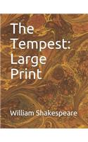 The Tempest: Large Print