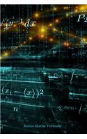 Meine Mathe Formeln: 120 Linierte Leere Seiten Für Deine Formeln, Aufgaben Und Ideen.