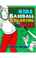 Kids Baseball Coloring Book