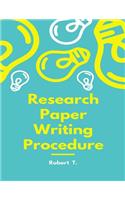 Research Paper Writing Procedure