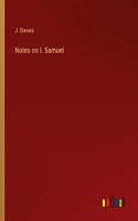 Notes on I. Samuel