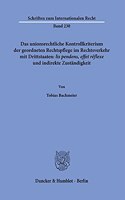 Das Unionsrechtliche Kontrollkriterium Der Geordneten Rechtspflege Im Rechtsverkehr Mit Drittstaaten