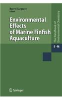 Environmental Effects of Marine Finfish Aquaculture