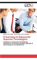 E-Learning En Educacion Superior Tecnologica