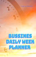 Business Daily Week Planner Undated - Daily Inspiration Section, To Do List, Urgent and Personal Reminders, and Notes.