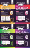 40 Sample Papers Combo for CBSE Class 12 Physics, Chemistry, Biology & English Core 2021 Exam 2nd Edition