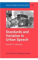 Standards and Variation in Urban Speech