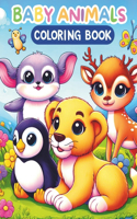 Baby animals coloring book