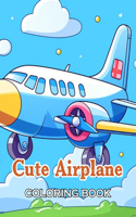 Cute Airplane Coloring Book