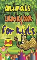 animals coloring book for kids 3-8