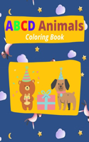 ABCD Animals Coloring Book