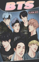 BTS Coloring book: stress relief coloring book for adults - Bangtan Coloring Book for KPOP & Army Fans