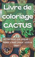 Livre de coloriage cactus
