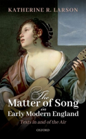 Matter of Song in Early Modern England