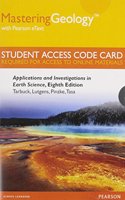 Masteringgeology with Pearson Etext -- Standalone Access Card -- For Applications and Investigations in Earth Science