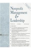 Nonprofit Management & Leadership, Volume 18, Number 2