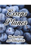 Essensplaner: Sehr großer praktischer Planer - Mit Einkaufsliste - Buch für 52 Wochen - Schöner hochglanz Einband - wie DIN A4