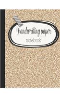 Handwriting paper notebook