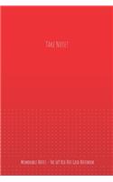 The 6x9 Red Dot Grid Notebook - Take Note!