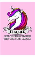 Teacher Like A Regular Teacher Only Way More Magical