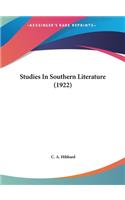 Studies in Southern Literature (1922)