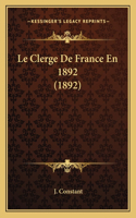 Clerge De France En 1892 (1892)