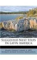 Suggested Next Steps in Latin America