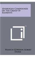 Hydrogen Compounds of the Group IV Elements