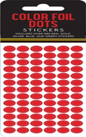 Color Foil Dots Sticker Set