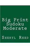 Big Print Sudoku Moderate