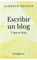 Escribir un blog