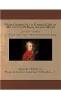 Violin Concerto No.4 in D major, K.218, 1st Movement by Wolfgang Amadeus Mozart