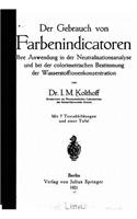 Der Gebrauch von Farbenindicatoren