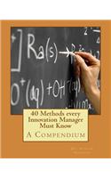 40 Methods every Innovation Manager Must Know
