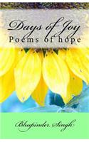 Days of Joy: Poems of hope(English)