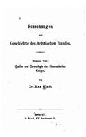 Forschungen Zur Geschichte Des Achäischen Bundes