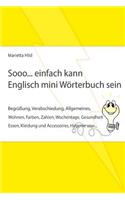 Sooo... einfach kann Englisch mini Wörterbuch sein.