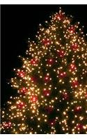 Sparkling Lights on a Christmas Tree Illustration Journal